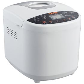 Bread Maker, 19-in-1 2LB Dough Machine, Nonstick Ceramic Pan Automatic Breadmaker with Gluten Free Setting, Whole Wheat Bread Making, Digital