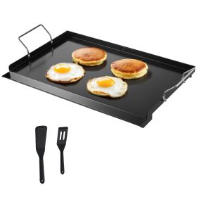 Carbon Steel Griddle, 24x16 inch Universal Flat Top Rectangular Plate, Gas Grill Griddle for BBQ Grill, Teppanyaki