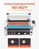 Hot Dog Roller, 18 Hot Dog 7 Rollers, Stainless Steel Sausage Grill Cooker, 1050W Commercial Hot Dog Machine with Dual Temp Control, Cover