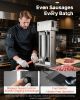 Electric Sausage Stuffer, 33 LBS / 15 L Vertical Meat Stuffer, Stepless Speed Control and Foot Pedal