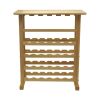 24-Bottle Wine Rack Natural