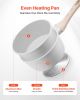 1.5 QT Saucepan, Nonstick Saucepan with Tempered Glass Lid, Multipurpose Cooking Sauce Pot with Detachable Handle