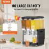 Commercial Beverage Dispenser, 3 Tanks 10 L / 10.6 QT Per Tank Juice Dispenser
