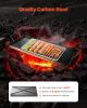 Carbon Steel Griddle, 32x14 inch Universal Flat Top Rectangular Plate, Gas Grill Griddle for BBQ Grill, Teppanyaki