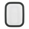 (4 pack) Plastic Durable Gray Food Storage Container 8 Cup 2 Count