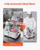 Automatic Meat Slicer, 500W, Electric Deli Slicer Machine with 10 inch Sharp 75Cr1 Steel Blade, 0-0.67 inch Adjustable Thickness, 633 RPM Fast Slicing