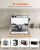 Appliance Slider, Large 16 x 12-inch, Rolling Sliding Tray with Rubber Wheels & Hollow Handle, Easy to Clean, Appliance Rolling Tray for Coffee Maker