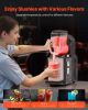 Commercial Slushy Machine, 4L Single Tank Frozen Drink Machine, 16 Cups Stainless Steel Margarita Smoothie Frozen Drink Maker