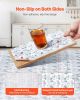 Drawer and Shelf Liner for Kitchen Cabinet, Non-Adhesive Non-Slip Thick Refrigerator Liners, Waterproof Shelf Paper, Cupboard Bathroom Drawer Mats