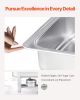 Chafing Dish Buffet Set, 8 Qt 2 Pack, Stainless Steel Chafer with 2 Full Size Pans